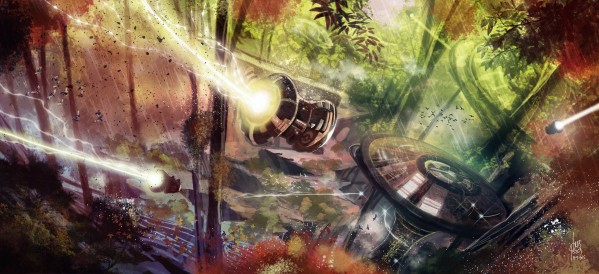Forest Probes Print